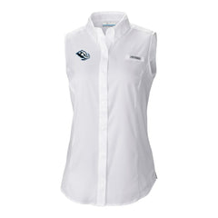 Utah Mammoth Columbia Women's Tamiami Omni-Shade Sleeveless Button-Up Shirt