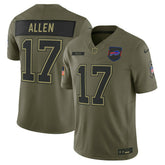 NFL Buffalo Bills Josh Allen 2025 Salute to Service Limited Jersey