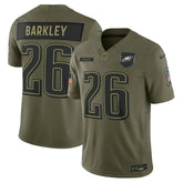 NFL Philadelphia Eagles Saquon Barkley 2025 Salute to Service Limited Jersey