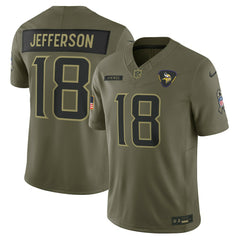 NFL Minnesota Vikings Justin Jefferson 2025 Salute to Service Limited Jersey