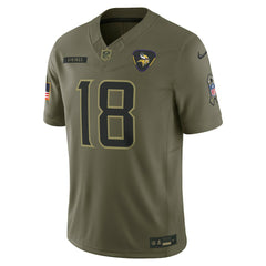 NFL Minnesota Vikings Justin Jefferson 2025 Salute to Service Limited Jersey