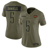 NFL Washington Commanders Jayden Daniels Women's 2025 Salute to Service Limited Jersey