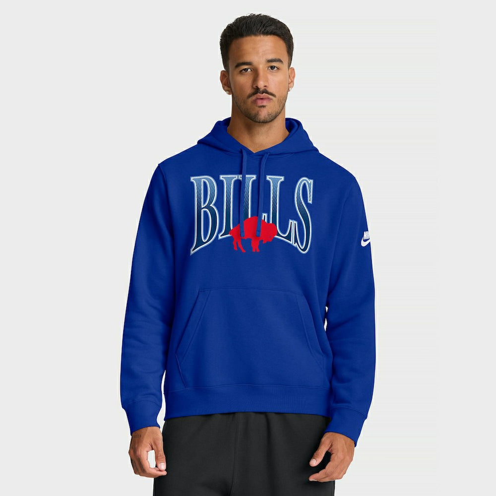 NFL Buffalo Bills Full Blitz Club Fleece Pullover Hoodie
