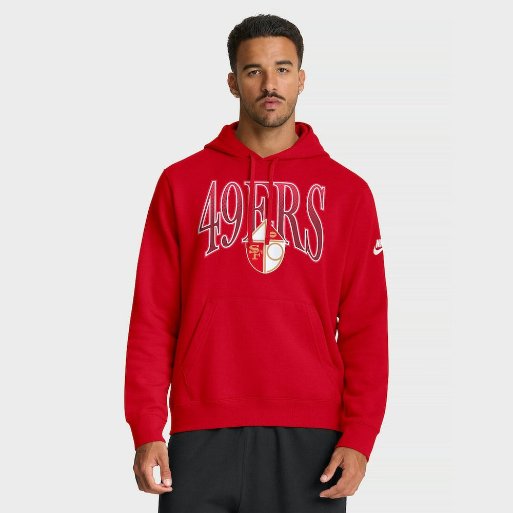 NFL San Francisco 49ers Full Blitz Club Fleece Pullover Hoodie