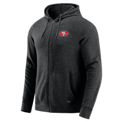 NFL San Francisco 49ers J. Palmer Players Lounge Tri-Blend Full-Zip Hoodie