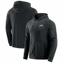 NFL New York Jets J. Palmer Players Lounge Tri-Blend Full-Zip Hoodie