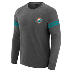 NFL Miami Dolphins J. Palmer Players Lounge Raglan Tri-Blend Sweatshirt