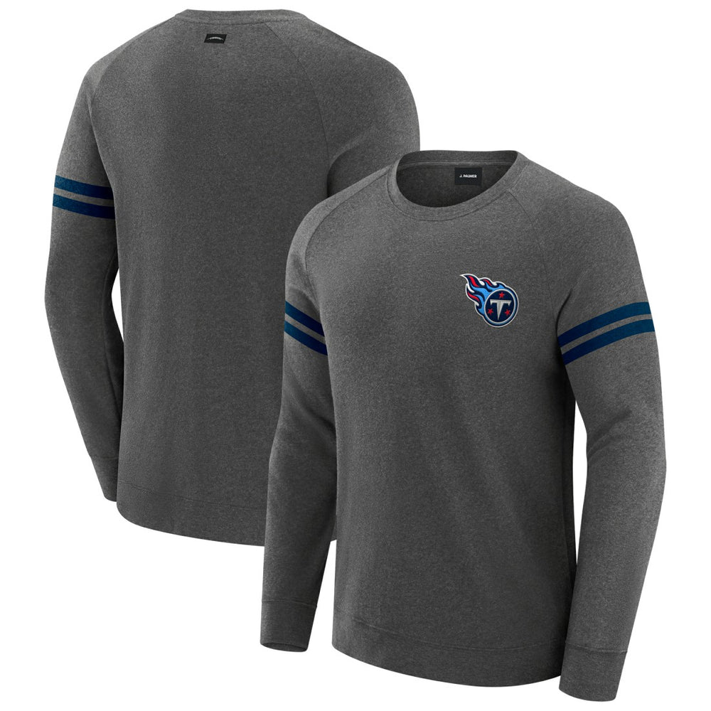 NFL Tennessee Titans J. Palmer Players Lounge Raglan Tri-Blend Sweatshirt