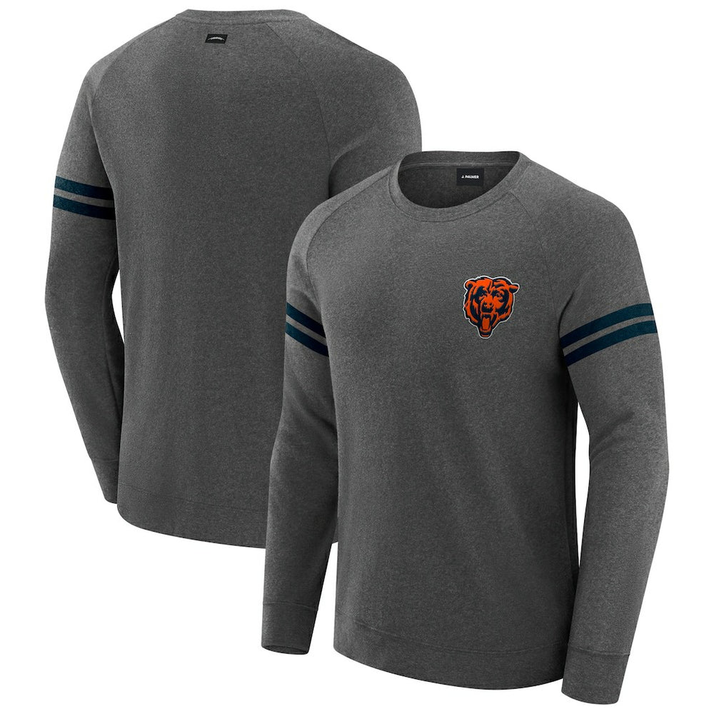 NFL Chicago Bears J. Palmer Players Lounge Raglan Tri-Blend Sweatshirt