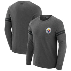 NFL Pittsburgh Steelers J. Palmer Players Lounge Raglan Tri-Blend Sweatshirt