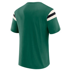 NFL New York Jets Darius Rucker Collection Football Stripe Sleeve T-Shirt