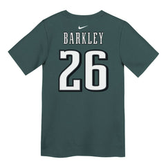 NFL Philadelphia Eagles Saquon Barkley Preschool Player Name & Number T-Shirt
