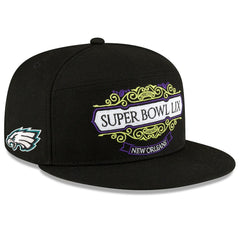 NFL Philadelphia Eagles Super Bowl LIX Tarmac Split Panel 9FIFTY Snapback Hat