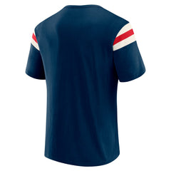 Minnesota Twins Darius Rucker Collection Distressed Sleeve Stripe T-Shirt - Navy