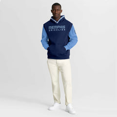 Memphis Grizzlies Half Court Shot Clock Fastbreak Hoodie - Navy/Blue | Fanatics sale