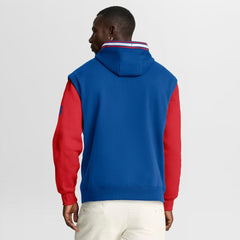 Philadelphia 76ers Half Court Shot Clock Fastbreak Hoodie - Royal/Red | Fanatics on sale