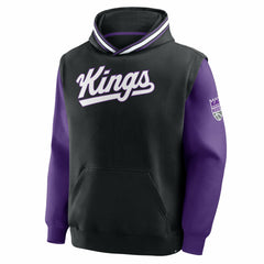 Sacramento Kings Half Court Shot Clock Fastbreak Hoodie - Black/Purple | Fanatics shop
