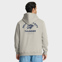 Oklahoma City Thunder Crossover Collection Blocked Shot Premium Pullover Hoodie - Off White | Fanatics for sale