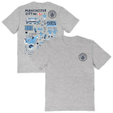 Manchester City Vive La Fete Women's Impressions Artwork T-Shirt / Soccer New