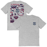 Barcelona Vive La Fete Women's Impressions Artwork T-Shirt / Soccer Online