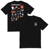 Germany National Team Vive La Fete Women's Impressions Artwork T-Shirt / Soccer New