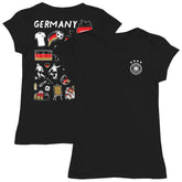 Germany National Team Vive La Fete Girls Youth Color Badge Fitted T-Shirt / Soccer Online