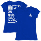 Real Madrid Vive La Fete Girls Youth Color Badge Fitted T-Shirt / Soccer Hot sale