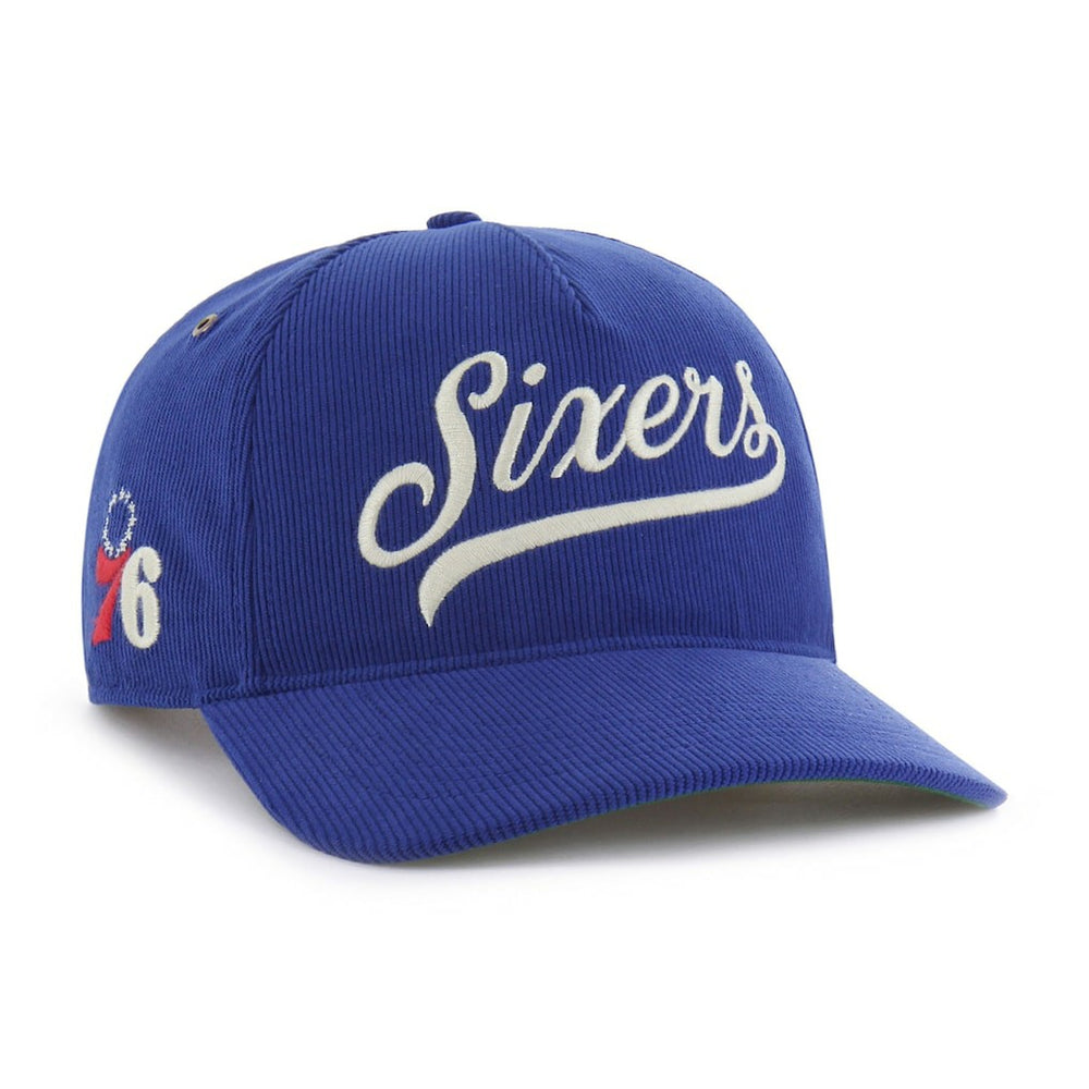Philadelphia 76ers '47 Golden Age Relaxed Corduroy Hitch Adjustable Hat - Royal | 47 brand for sale