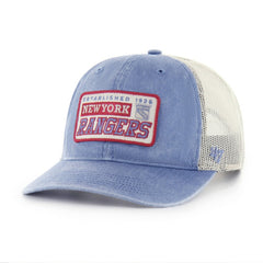 New York Rangers '47 Canteen Pigment Dyed Patch Trucker Adjustable Hat