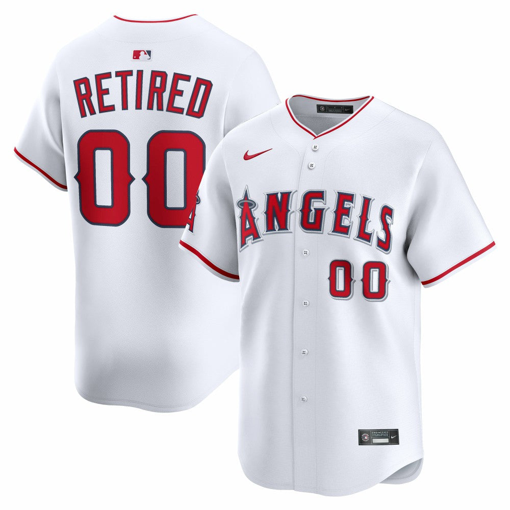 Los Angeles Angels Home Limited Pick-A-Player Retired Roster Jersey - White | Nike