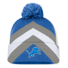 NFL Detroit Lions Women's Cornerback Cuffed Knit Hat with Pom