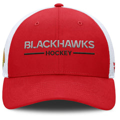 Chicago Blackhawks Fanatics Centennial Adjustable Trucker Hat