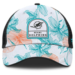 NFL Miami Dolphins Tropical Adjustable Trucker Hat