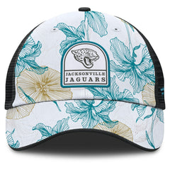 NFL Jacksonville Jaguars Tropical Adjustable Trucker Hat