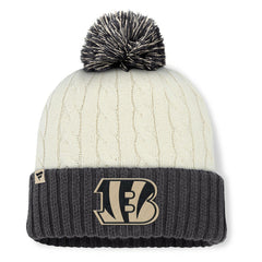 NFL Cincinnati Bengals Women's Coaxial Cuffed Knit Hat with Pom