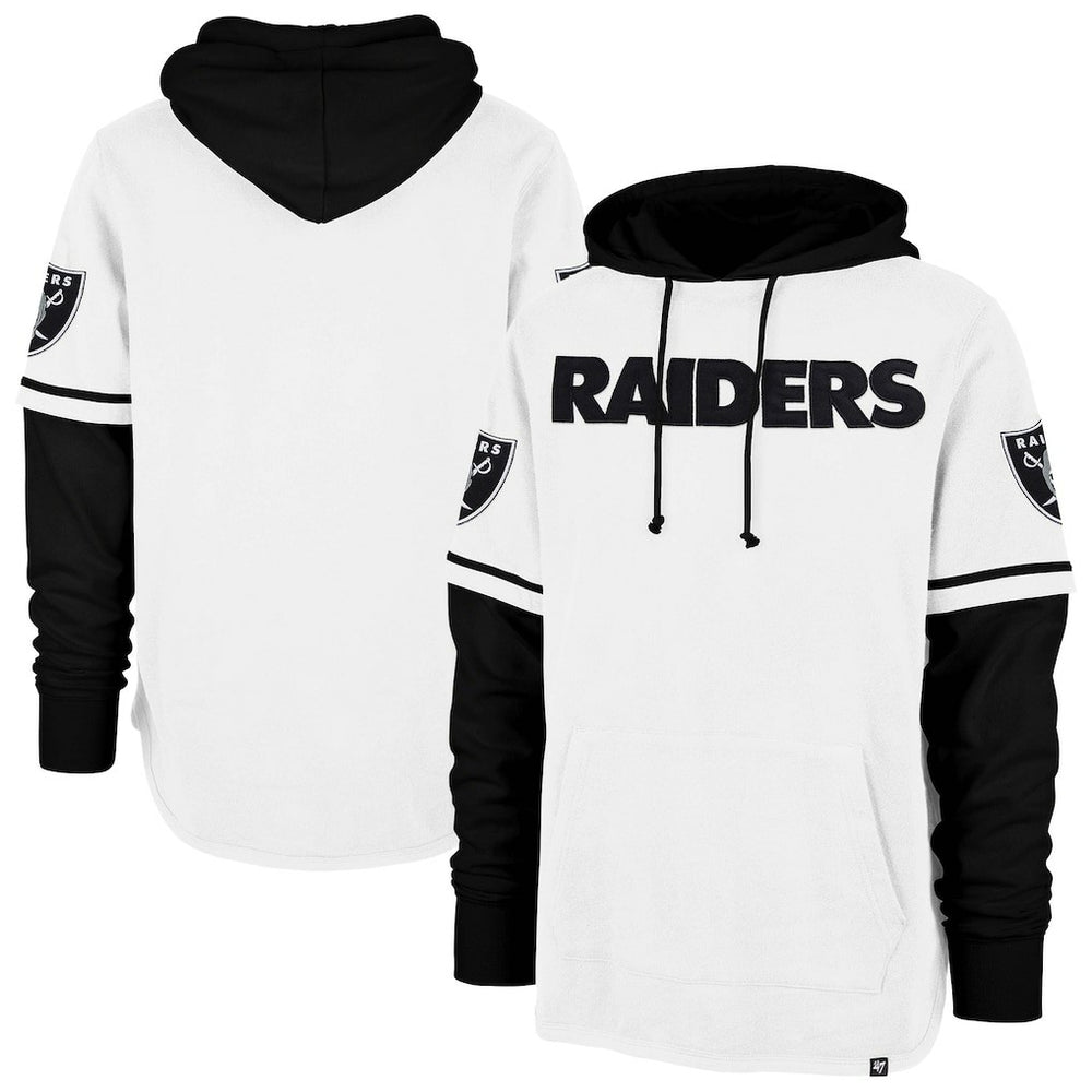 NFL Las Vegas Raiders '47 Trifecta Shortstop Pullover Hoodie