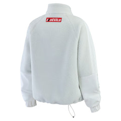 New Jersey Devils WEAR by Erin Andrews Women's Polar Fleece Quarter-Zip Jacket