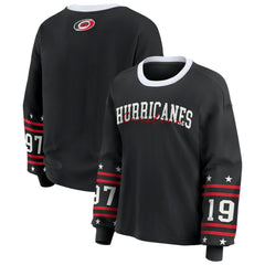 Carolina Hurricanes WEAR by Erin Andrews Women's Long-Sleeve Sport T-Shirt