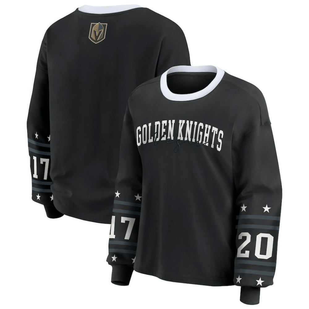 Vegas Golden Knights WEAR by Erin Andrews Women's Long-Sleeve Sport T-Shirt