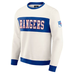 New York Rangers Darius Rucker Collection by Fanatics Colorblock Pullover Sweatshirt
