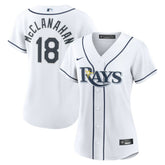 Shane McClanahan Tampa Bay Rays Women's Home Replica Jersey - White | Nike