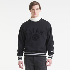 Utah Mammoth Todd Snyder by Fanatics Relaxed Canadian Fleece Crew
