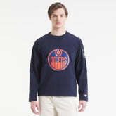 Edmonton Oilers Todd Snyder by Fanatics Heavyweight Football Jersey