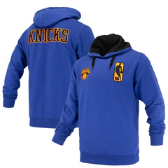 New York Knicks FISLL Unisex Logoman Shadow Collection Pullover Hoodie - Blue for sale