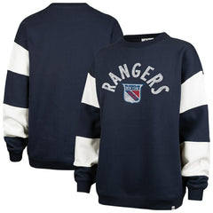 New York Rangers '47 Women's Eephus Barred Pullover Sweatshirt