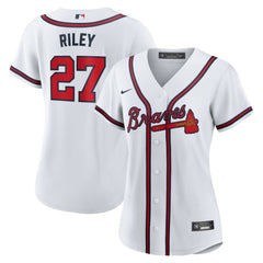 Austin Riley Atlanta Braves Women's Home Replica Jersey - White | Nike