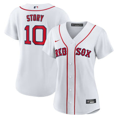 Trevor Story Boston Red Sox Women's Home Replica Jersey - White | Nike