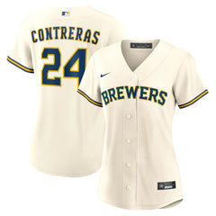 William Contreras Milwaukee Brewers Women's Home Replica Jersey - Cream | Nike