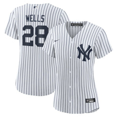 Austin Wells New York Yankees Women's Home Replica Jersey - White | Nike