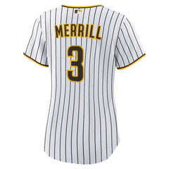 Jackson Merrill San Diego Padres Women's Home Replica Jersey - White | Nike